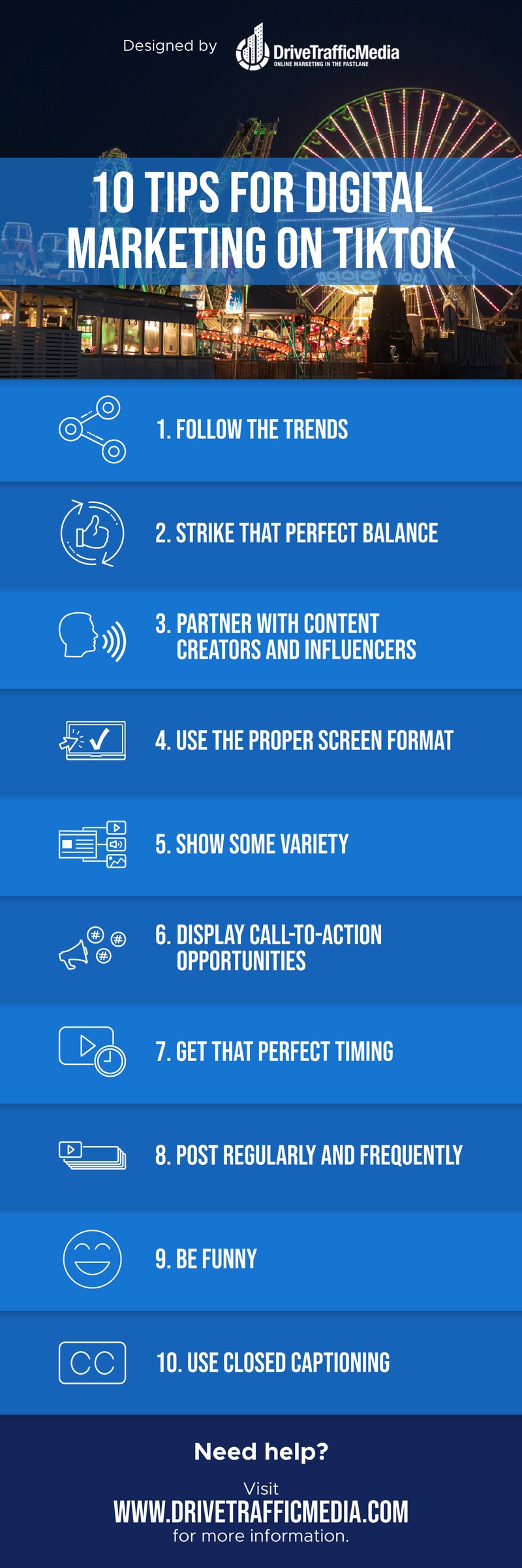 10-Tips-For-Digital-Marketing-On-TikTok-infographic