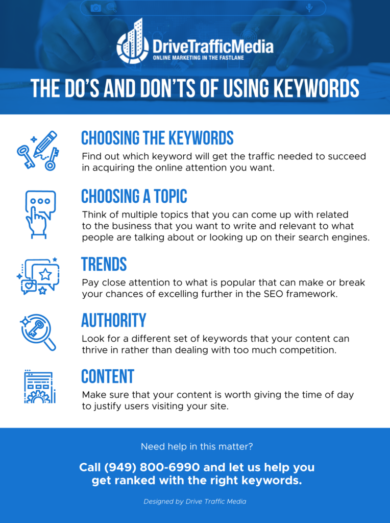 Infographic- The Do’s and Don'ts of Using Keywords